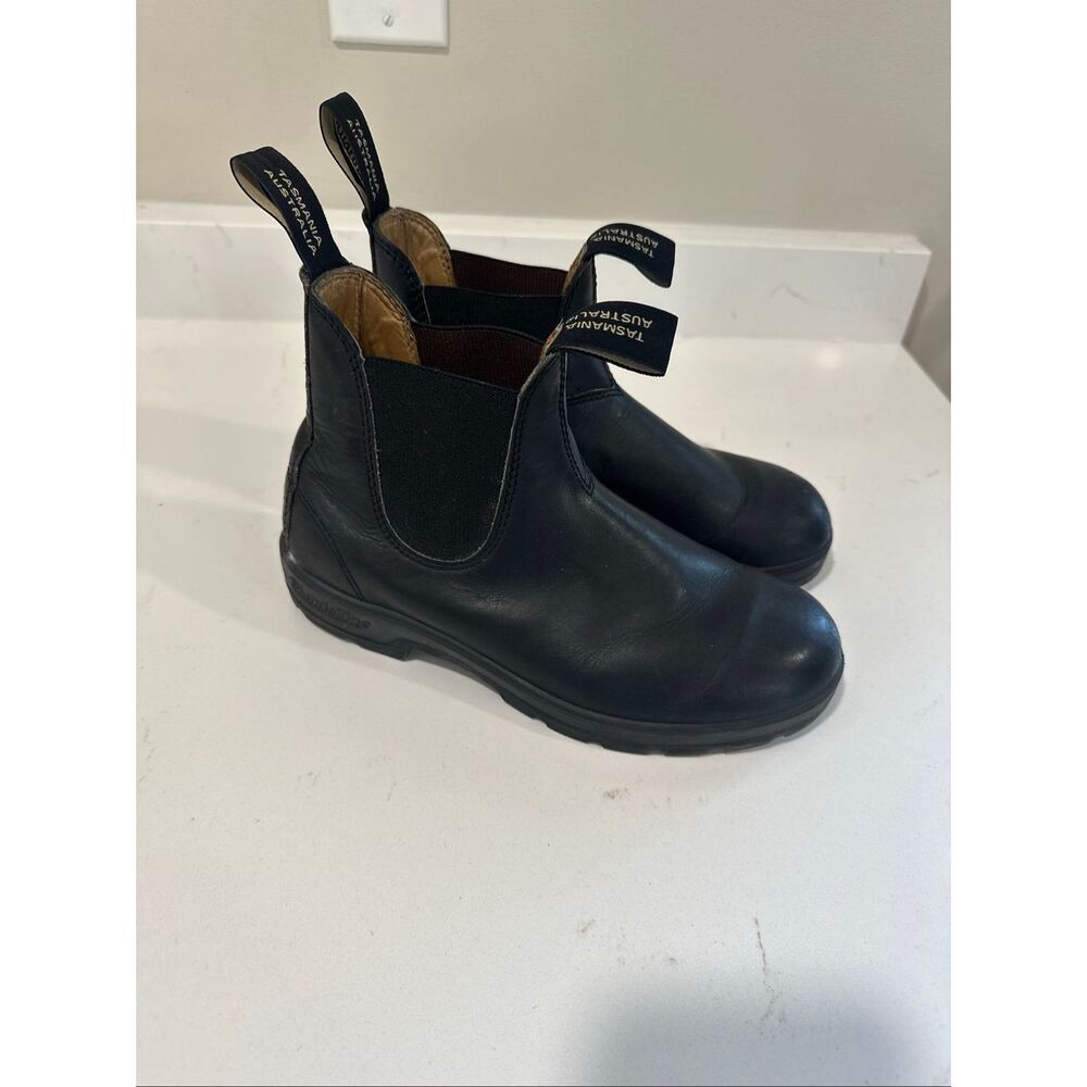 Blundstone Chelsea Boots Black Leather Women's Size 5